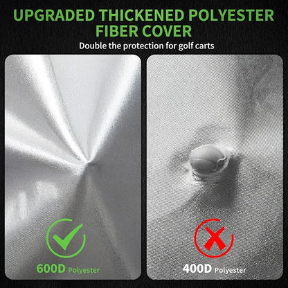 10L0L Heavy Duty Golf Cart Cover - Image 2