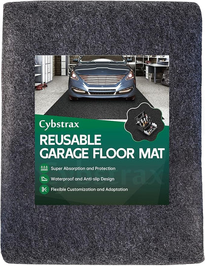 Oil Spill Mat - 96" x 60" Absorbent Oil Garage Floor Mat by Unknown