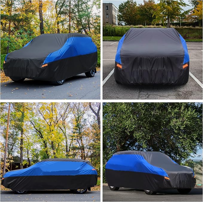 SUV Car Cover Hatchback Cover Waterproof All Weather, Outdoor Car Covers - Image 5