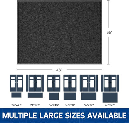 Sturdy Front Door Mat, Fade Resistant, Waterproof Low Profile Entry Mat - Image 2