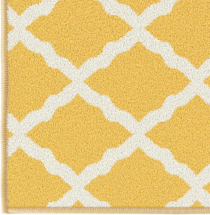 Ottomanson 3'3" x 5' Rugs for Living Room Trellis Area Rug for Bedroom - Image 8