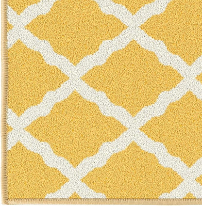 Ottomanson 3'3" x 5' Rugs for Living Room Trellis Area Rug for Bedroom - Image 8