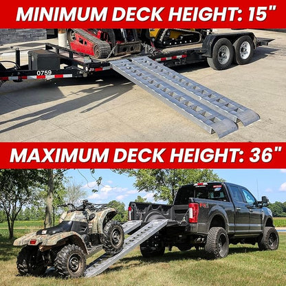 GEN-Y Heavy Duty Aluminum Ramps 8K Capacity Silver - Image 6