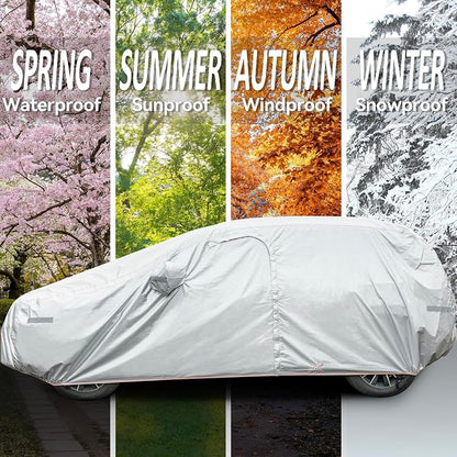 Car Cover Compatible with Dodge Challenger 2008-2024, Waterproof Car Cover - Image 7
