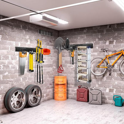 Garage Tool Organizer and Hanging Storage Rack, Heavy Duty Hooks - Image 4