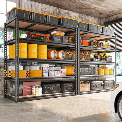 REIBII 48" W Garage Shelving Heavy Duty 3020LBS Storage Shelves 5 Tier Heavy - Image 6