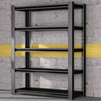 5-Tier Heavy Duty Garage Shelving Unit, 3000 LBS Capacity Metal Storage Rack by Nexvrtau