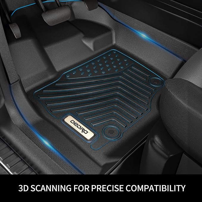 OEDRO Floor Mats Fit for Toyota Tacoma 2024 2025 Double Cab Auto Trans - Image 8