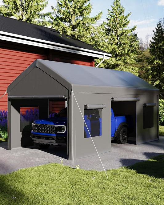 10x20 Ft. Metal Carport Garage by Unknown
