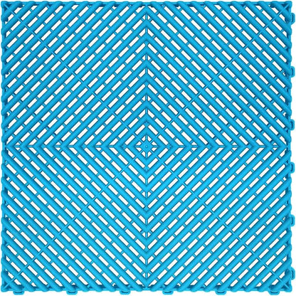 15.7"x15.7" Garage Flooring Tiles, Non-Slip Interlocking Plastic Garage Floor by Home