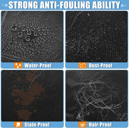 MYFAMIREA 250 PCS Disposable Car Seat Covers Clear Plastic Vehicle Seat - Image 3