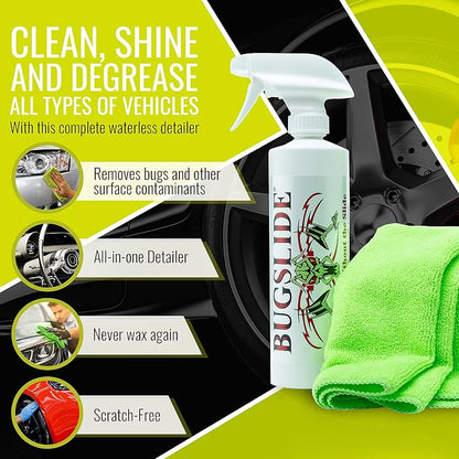 BugSlide 16 Oz Shop Kit Cleaner and Polisher - Image 3