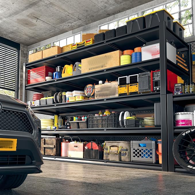 REIBII 60" W Garage Shelving Heavy Duty 3000LBS Storage Shelves Heavy Duty - Image 8