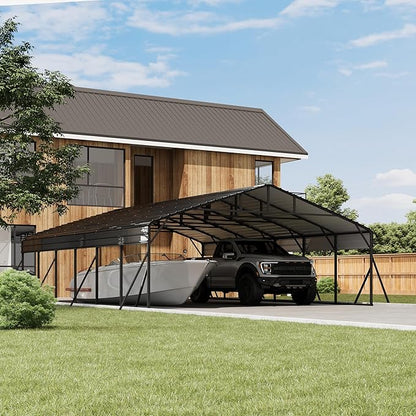 20' x 30' x 8.5' Heavy Duty Metal Carport - Image 2