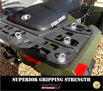 GripPRO ATV Anchors – 6 Pack Fits Polaris Lock & Ride Bed Holes on RZR & - Image 9